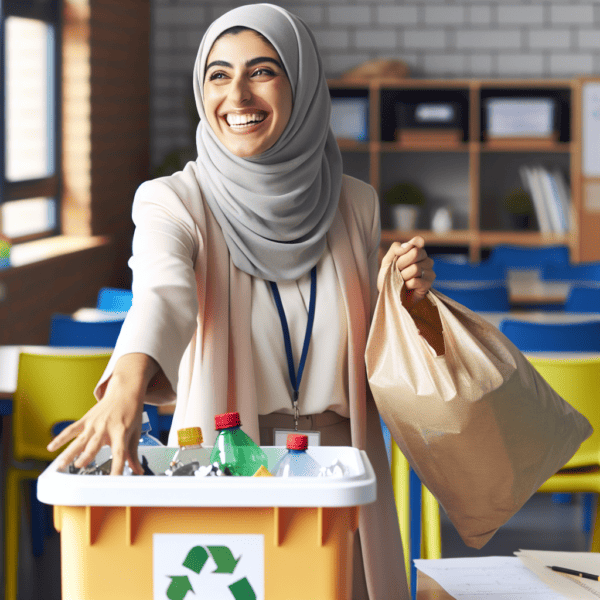 Mise en place de programmes de recyclage dans les écoles